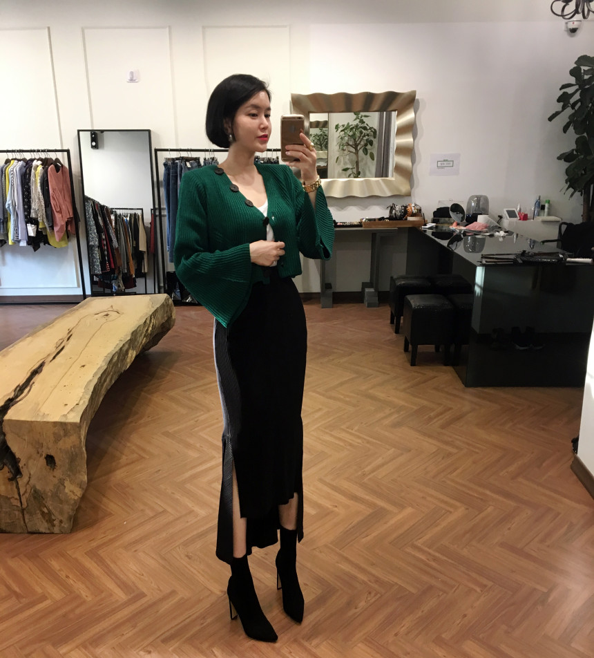 High Golgi Uniform Top Long Skirt 234 Fabric Ruffl