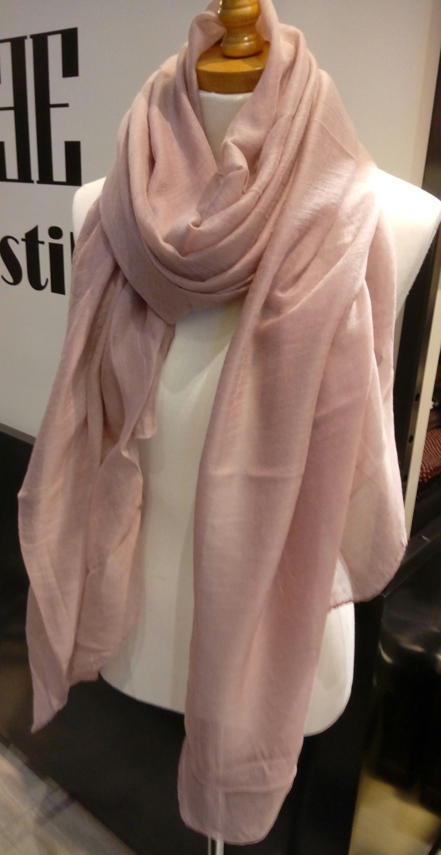 Franco Feraro Estilo scarf CLEO SOLID F18F2HP Gull