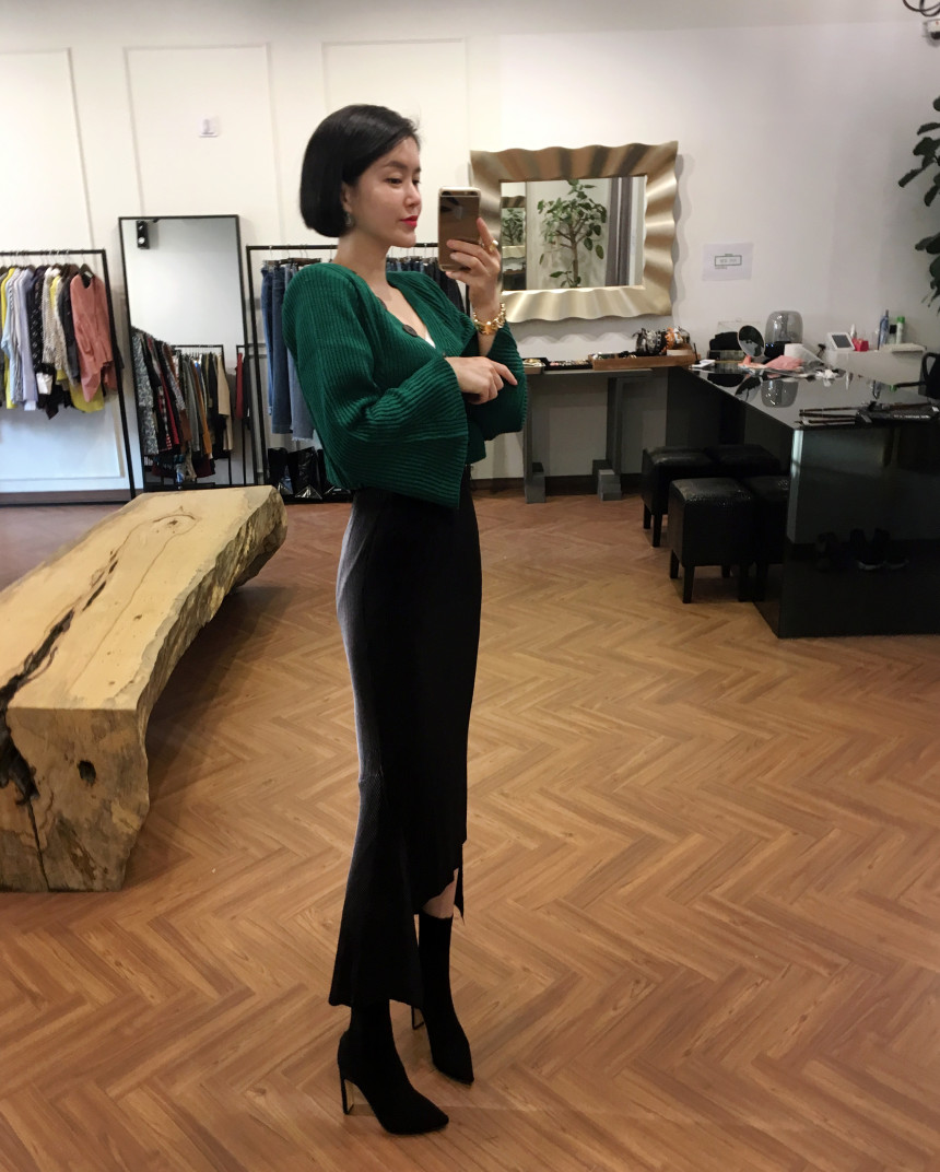 High Golgi Uniform Top Long Skirt 234 Fabric Ruffl