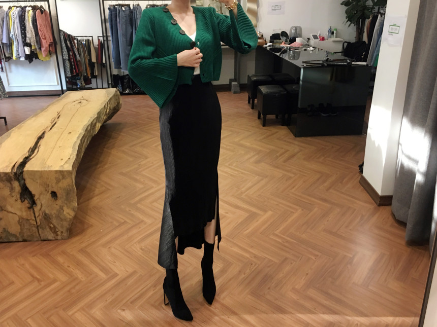 High Golgi Uniform Top Long Skirt 234 Fabric Ruffl