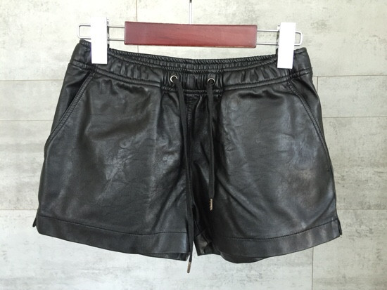 Women Short Pants Leather Shorts Cody Leather Shor