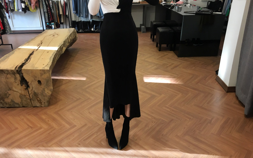 High Golgi Uniform Top Long Skirt 234 Fabric Ruffl