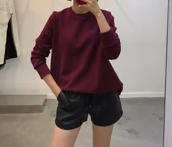 Women Short Pants Leather Shorts Cody Leather Shor