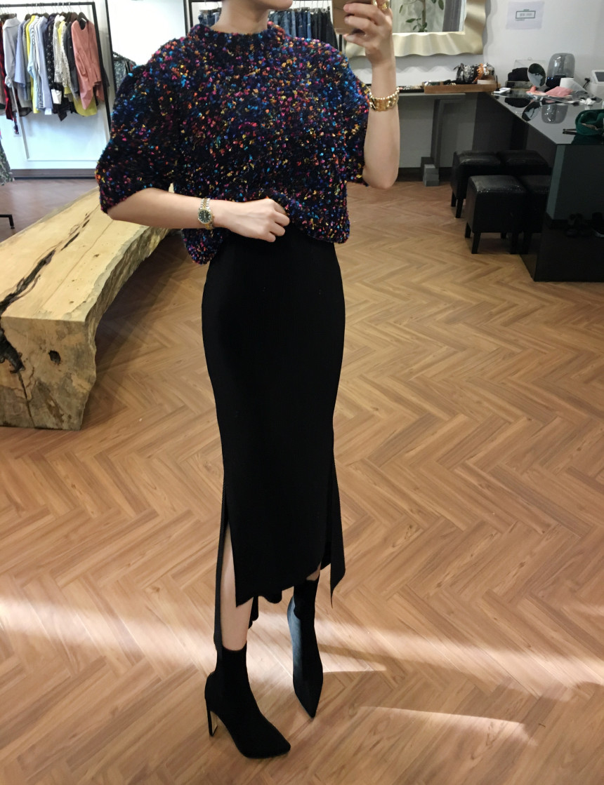 High Golgi Uniform Top Long Skirt 234 Fabric Ruffl