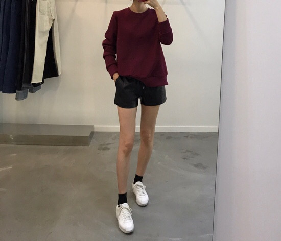 Women Short Pants Leather Shorts Cody Leather Shor