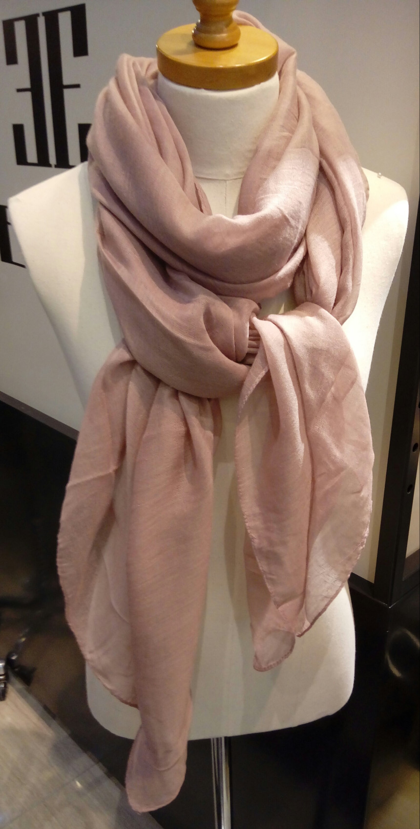 Franco Feraro Estilo scarf CLEO SOLID F18F2HP Gull