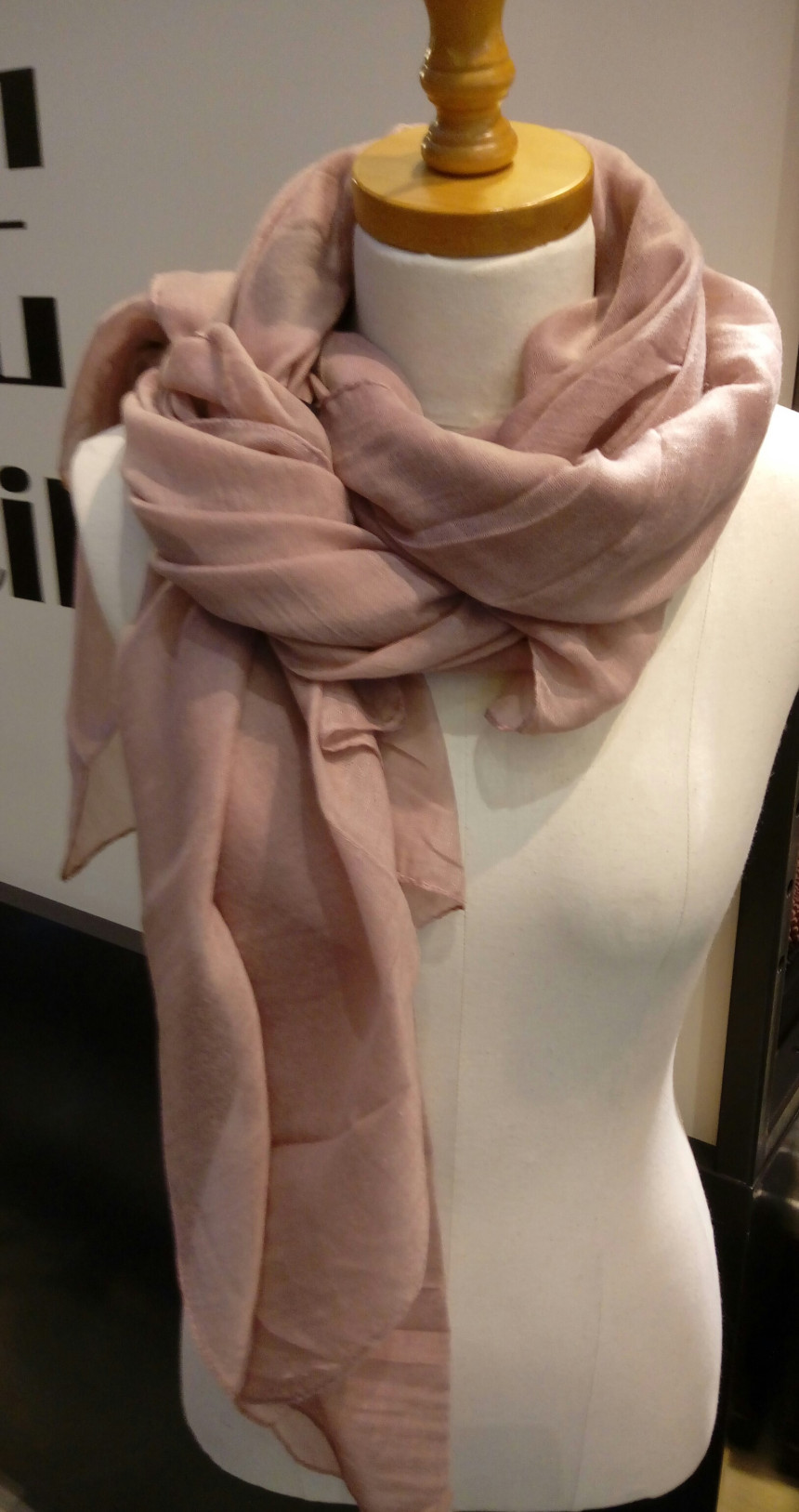 Franco Feraro Estilo scarf CLEO SOLID F18F2HP Gull