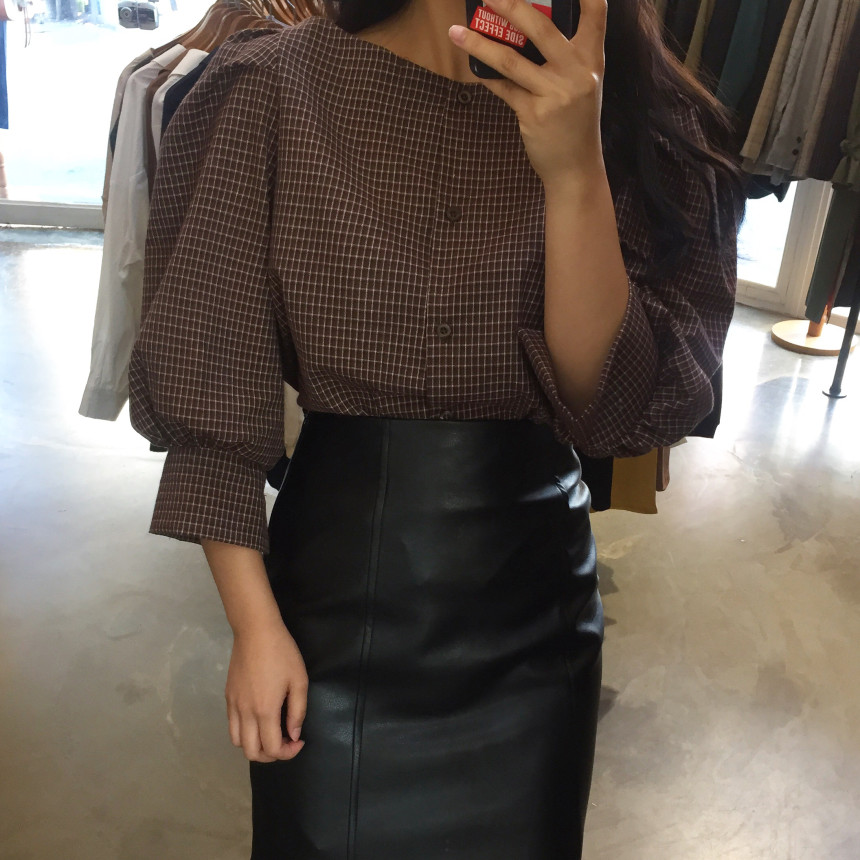 Women Blouses Lip Check Balloons Modern &amp Chic