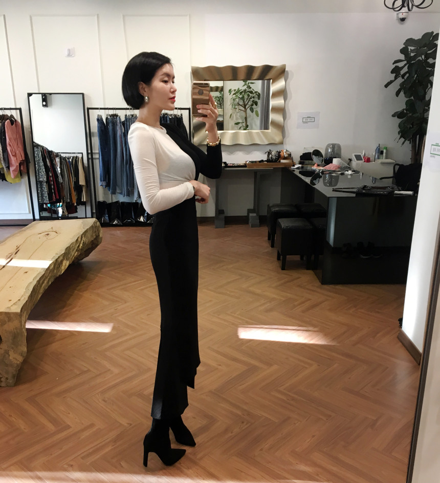 High Golgi Uniform Top Long Skirt 234 Fabric Ruffl