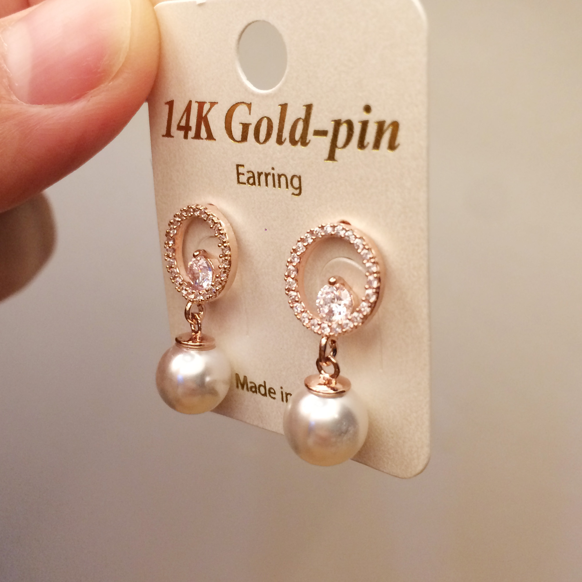 <b><p>14K Gold pin Pearl Drop Weddg Jewelry Birthday</p></b><b><p>14K ゴールドピン 真珠 ドロップ ウエディングジュエリー 初誕生日 グムチムイヤリ</p></b><br /><br /><p align='center'>