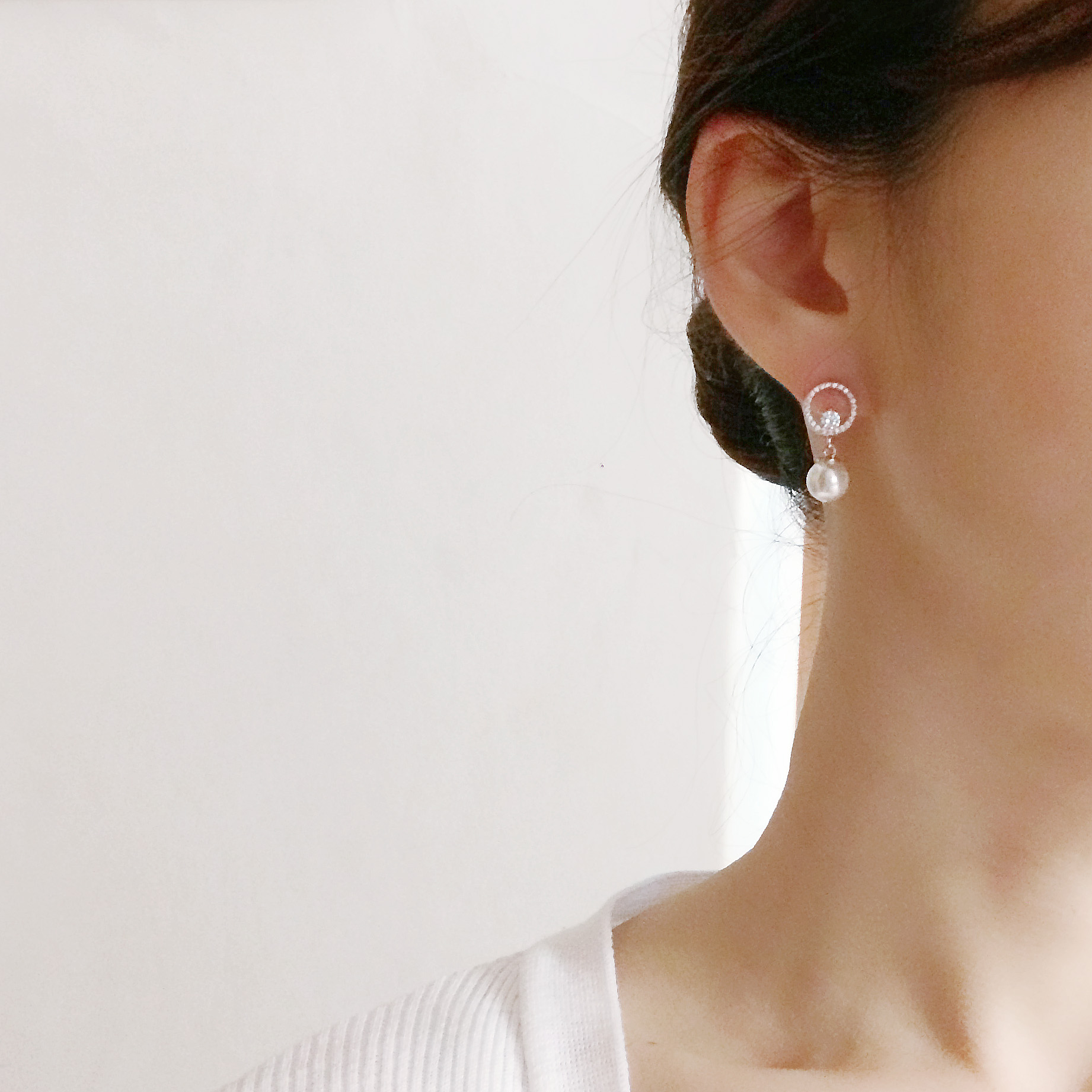 <b><p>14K Gold pin Pearl Drop Weddg Jewelry Birthday</p></b><b><p>14K ゴールドピン 真珠 ドロップ ウエディングジュエリー 初誕生日 グムチムイヤリ</p></b><br /><br /><p align='center'>
