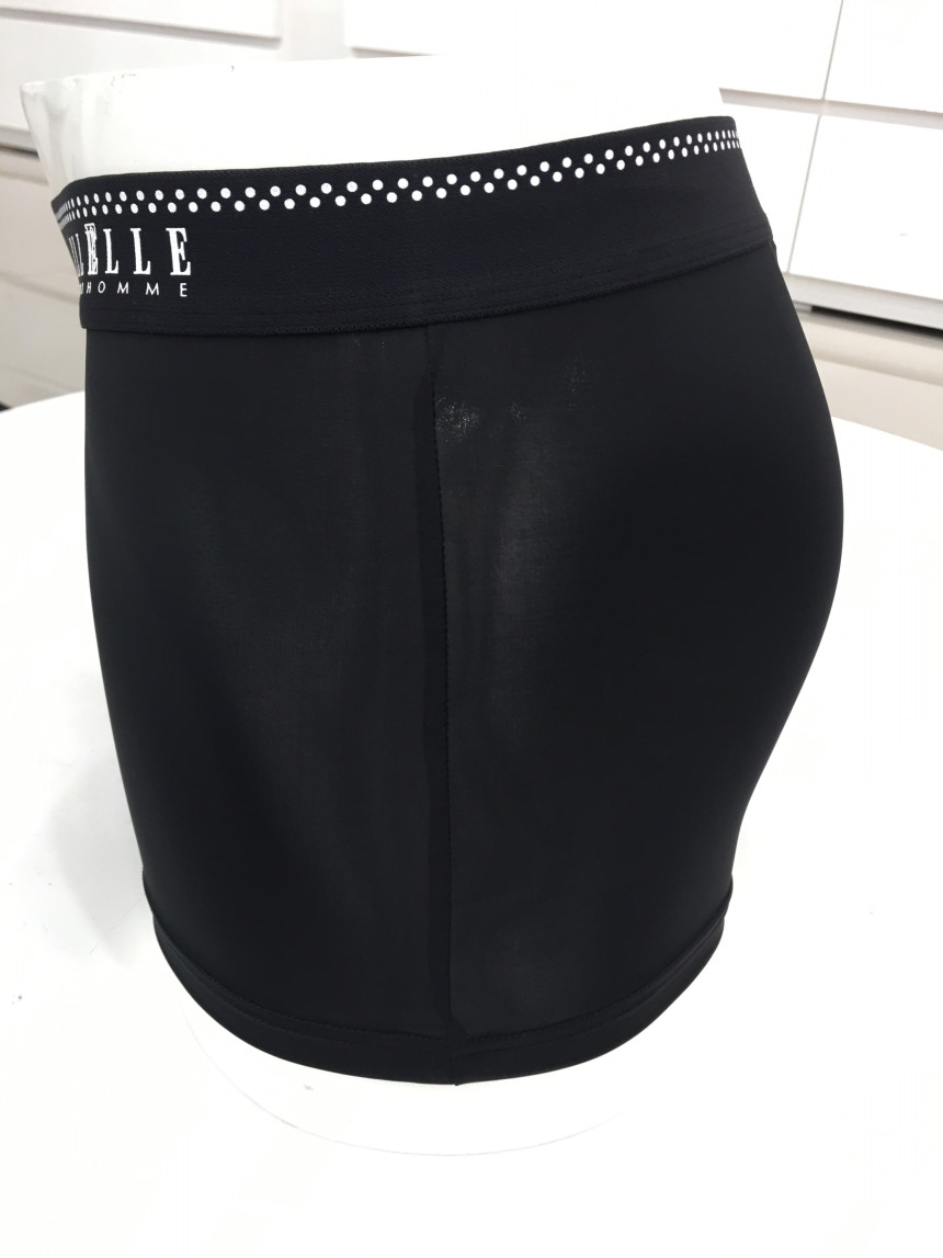 NEW MEN BOXER UNDERWEAR Men's Black Simple Droi