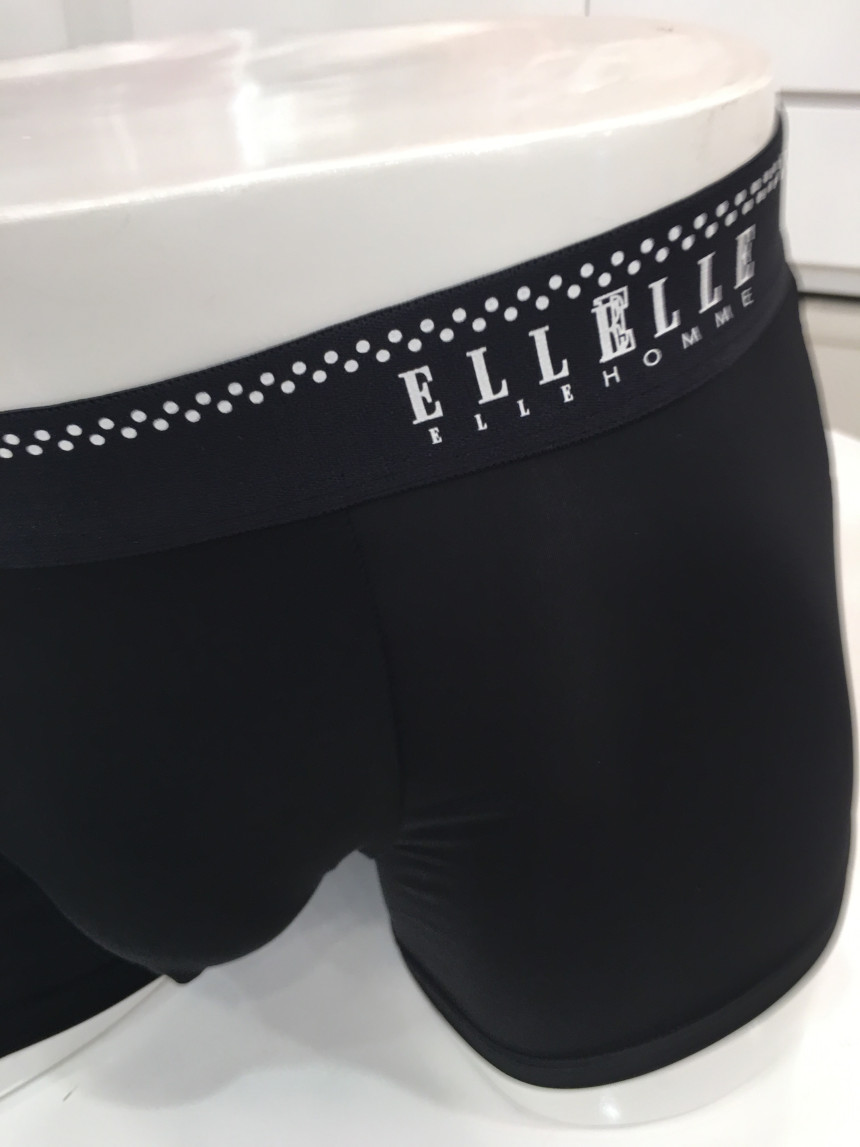 NEW MEN BOXER UNDERWEAR Men's Black Simple Droi