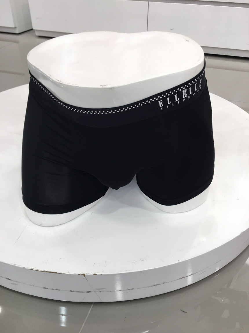 NEW MEN BOXER UNDERWEAR Men's Black Simple Droi