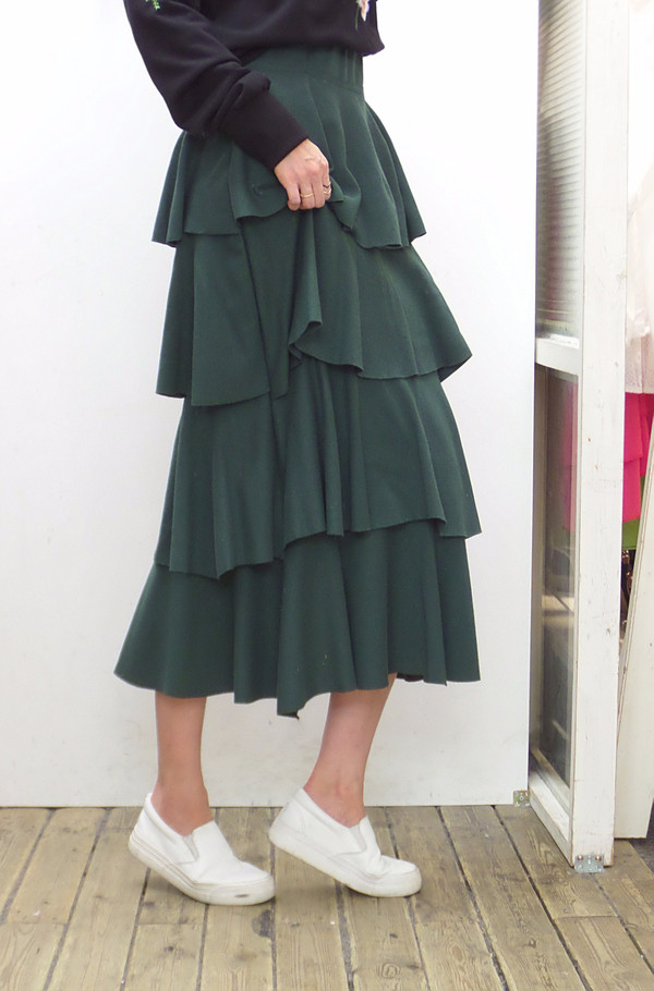 Autumn Kangkang Skirt Banding Long Lovely Date Loo