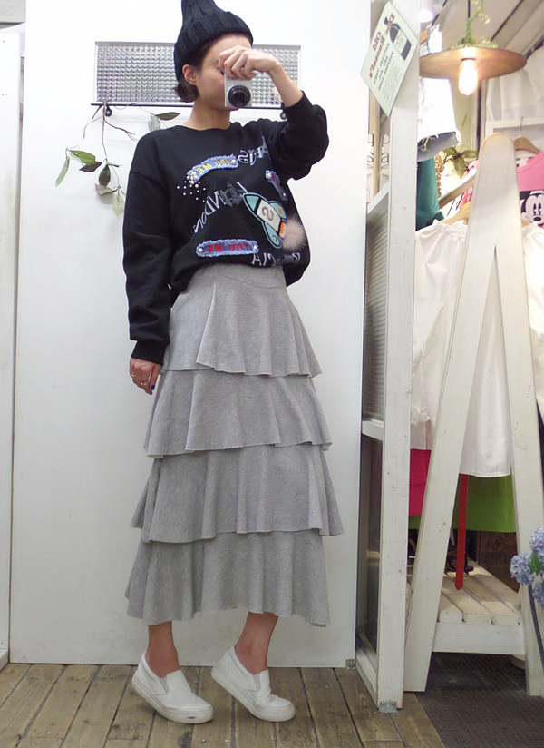 Autumn Kangkang Skirt Banding Long Lovely Date Loo