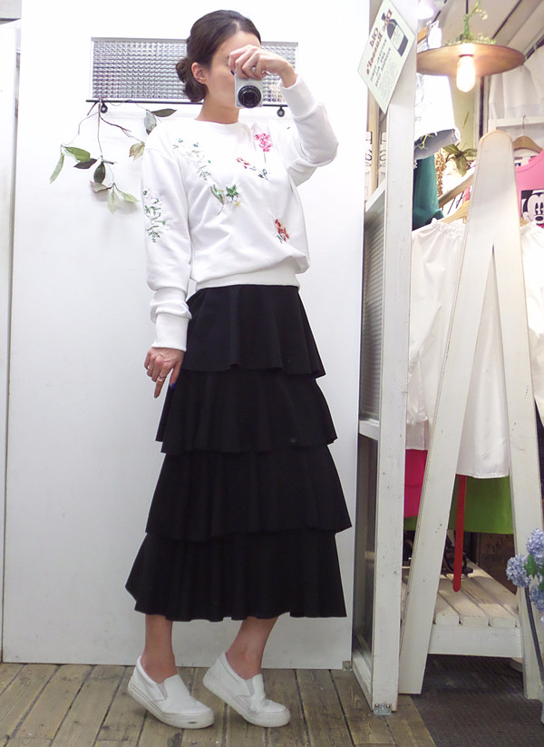 Autumn Kangkang Skirt Banding Long Lovely Date Loo
