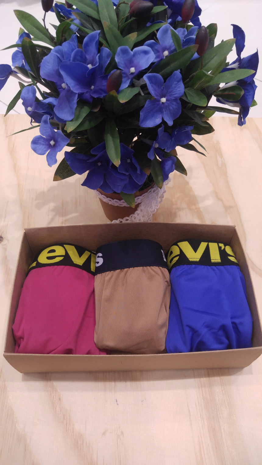 NEW MEN BOXER UNDERWEAR LBMDPC60 men's three-pi