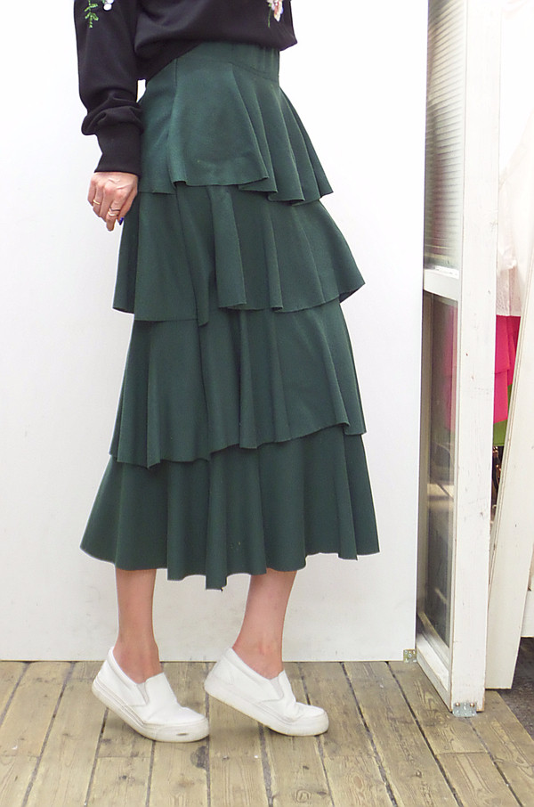 Autumn Kangkang Skirt Banding Long Lovely Date Loo