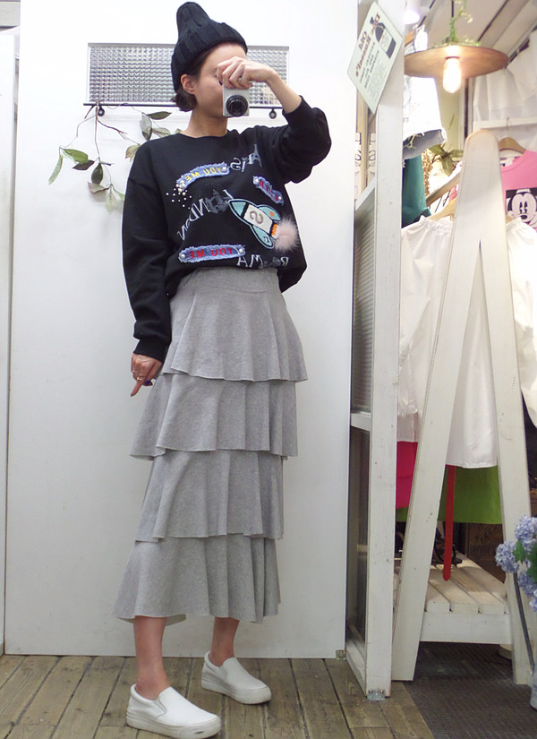 Autumn Kangkang Skirt Banding Long Lovely Date Loo