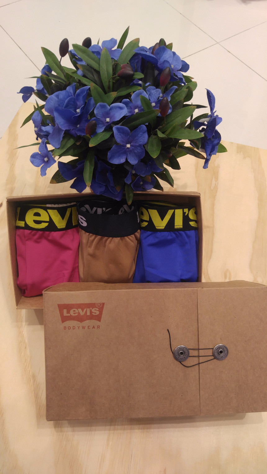 NEW MEN BOXER UNDERWEAR LBMDPC60 men's three-pi