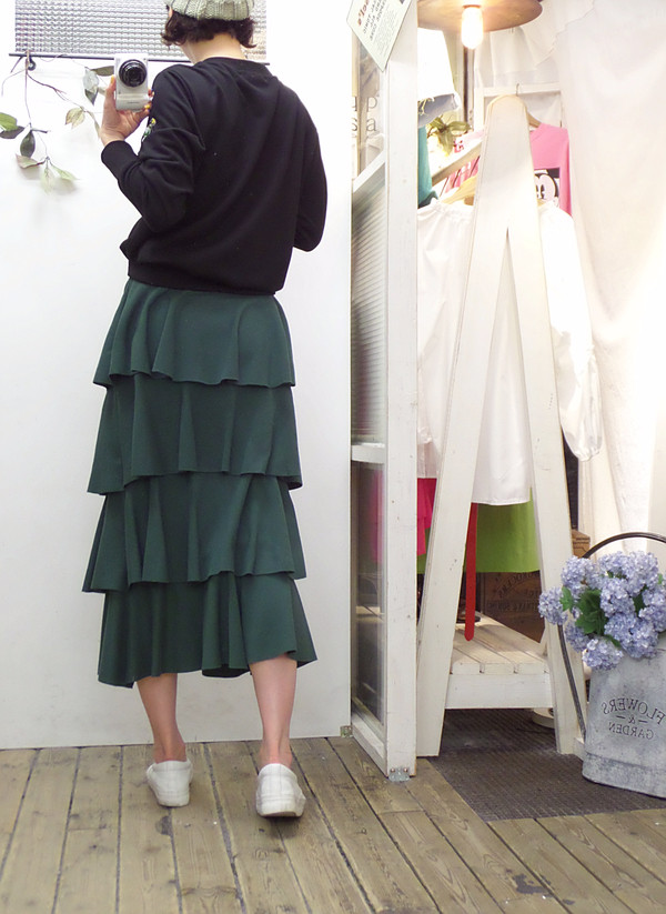 Autumn Kangkang Skirt Banding Long Lovely Date Loo