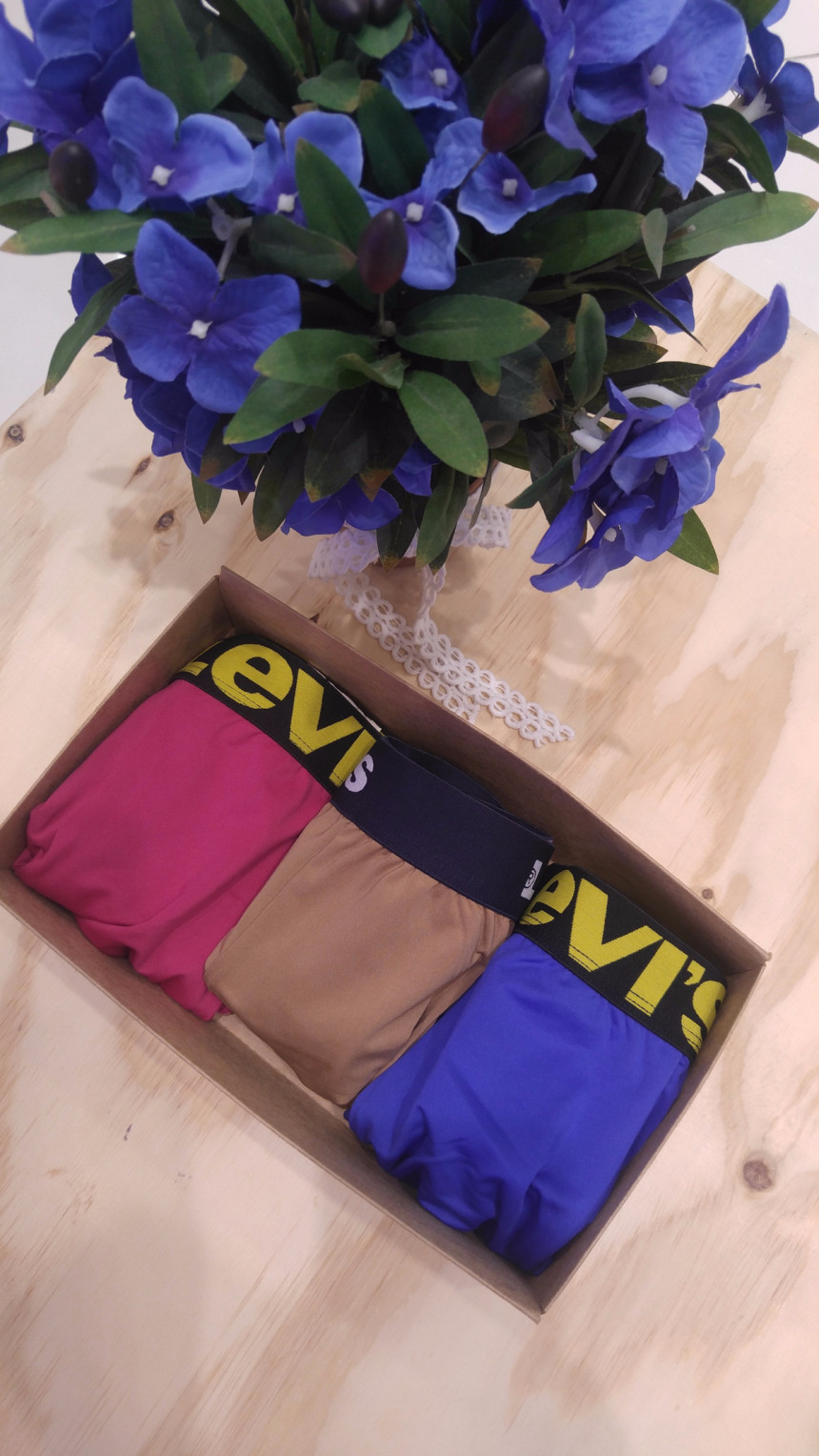 NEW MEN BOXER UNDERWEAR LBMDPC60 men's three-pi