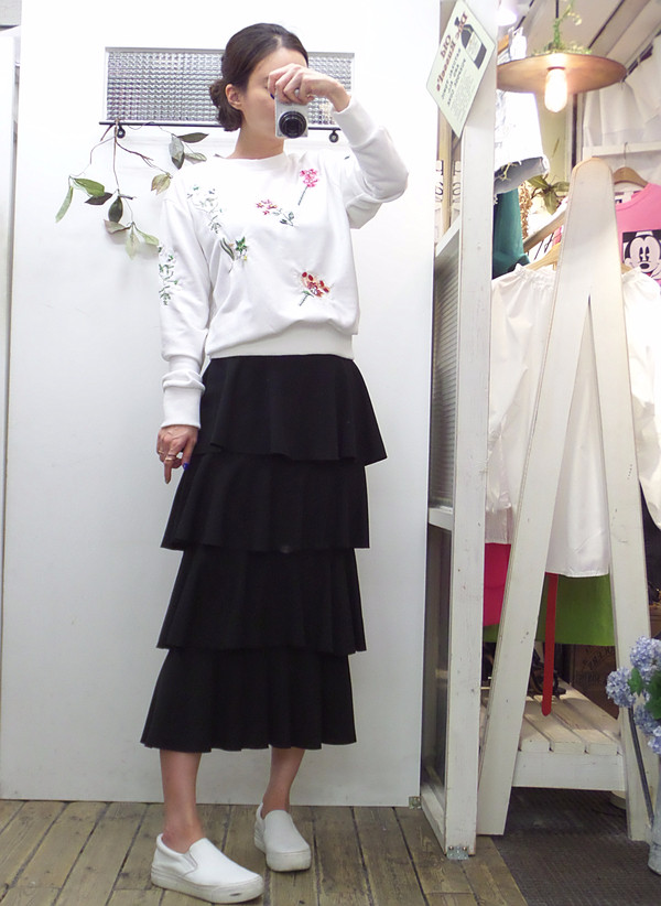 Autumn Kangkang Skirt Banding Long Lovely Date Loo