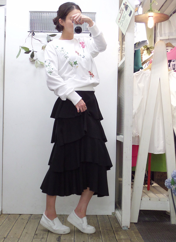 Autumn Kangkang Skirt Banding Long Lovely Date Loo