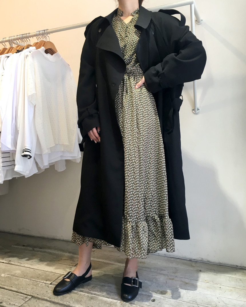 New Women Dress Season Flower Dress Fall Chiffon F