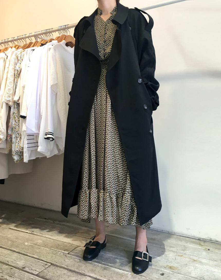 New Women Dress Season Flower Dress Fall Chiffon F