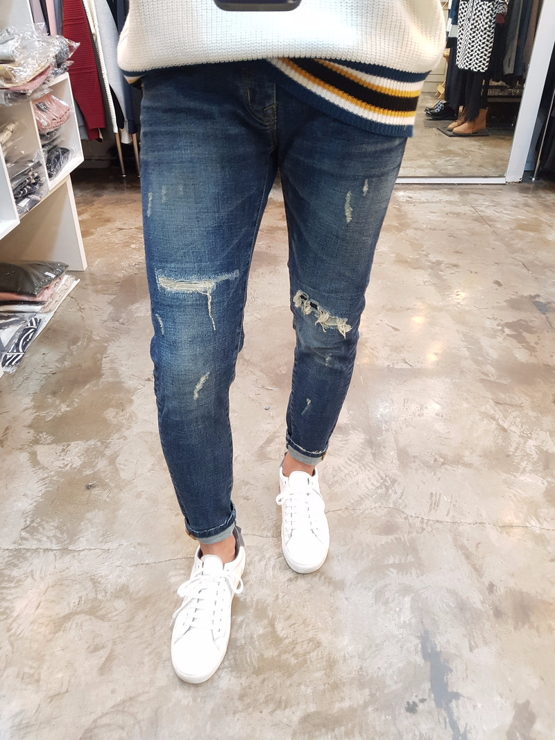 Korea Jeans Pants Distroid Lining Damper 5111 Male