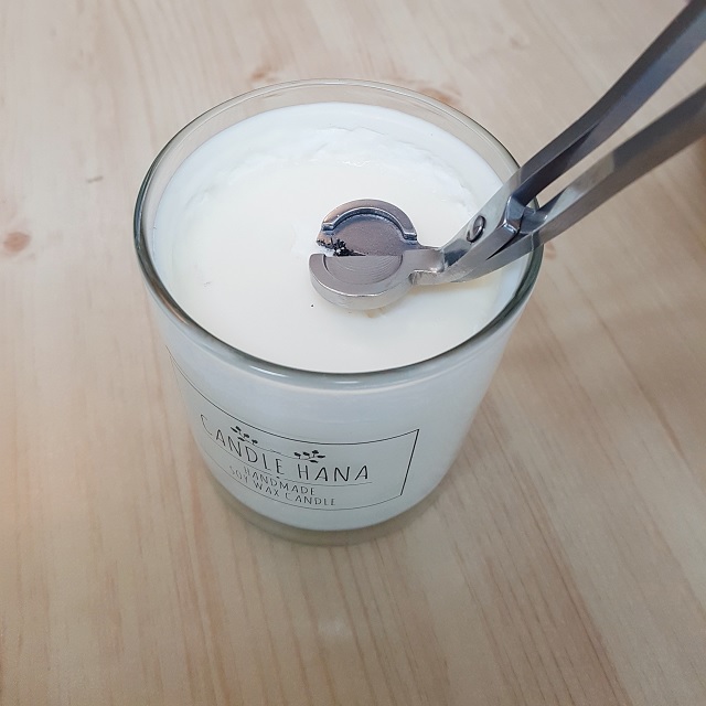 Two-tone soya candle 7oz, 9oz transparent containe