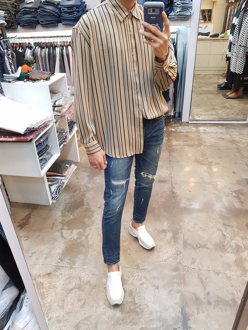 Korea Jeans Pants Distroid Lining Damper 5111 Male