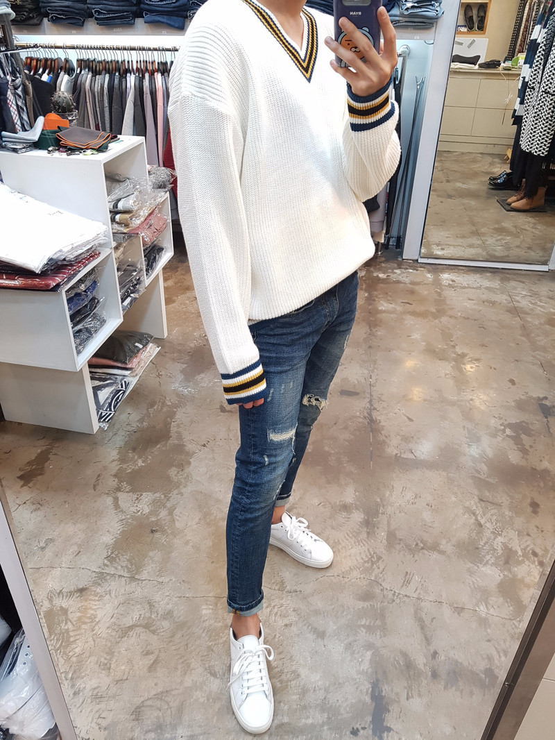 Korea Jeans Pants Distroid Lining Damper 5111 Male