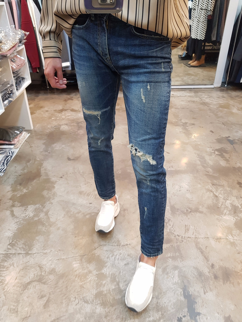 Korea Jeans Pants Distroid Lining Damper 5111 Male