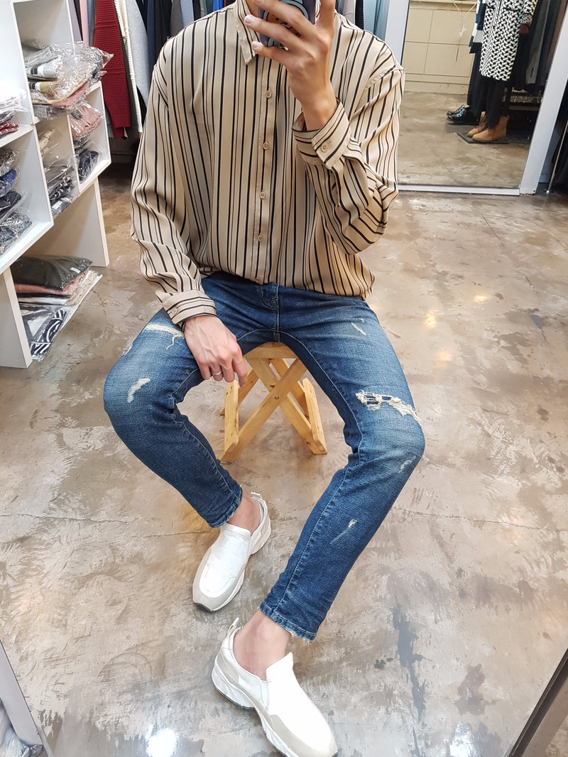 Korea Jeans Pants Distroid Lining Damper 5111 Male