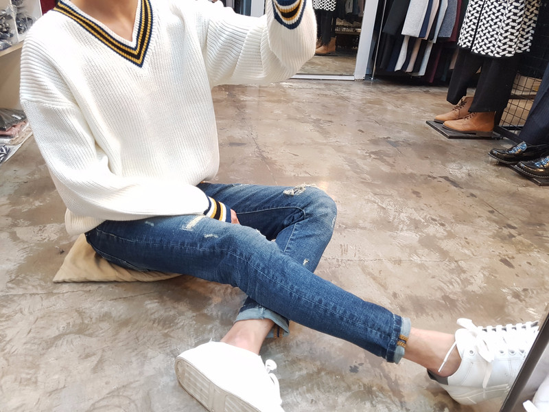 Korea Jeans Pants Distroid Lining Damper 5111 Male