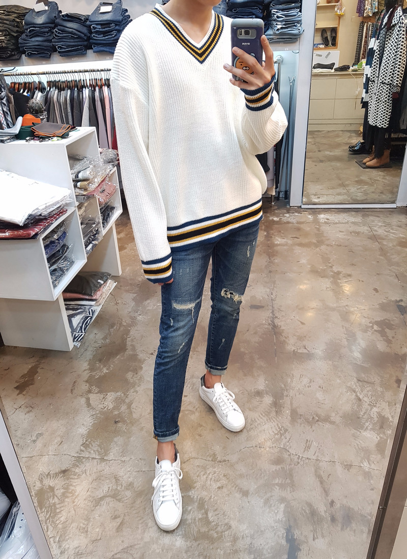 Korea Jeans Pants Distroid Lining Damper 5111 Male