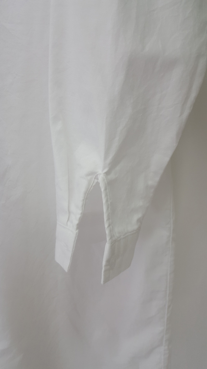 White long-sleeved shirt Comfortable fit DECODY Wo
