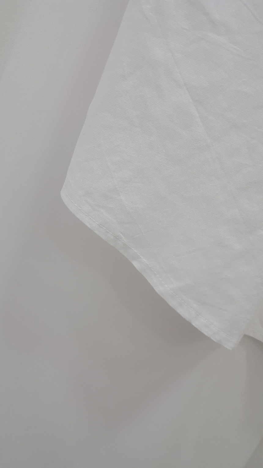 White long-sleeved shirt Comfortable fit DECODY Wo