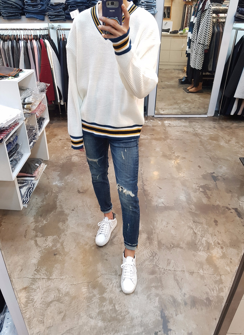 Korea Jeans Pants Distroid Lining Damper 5111 Male