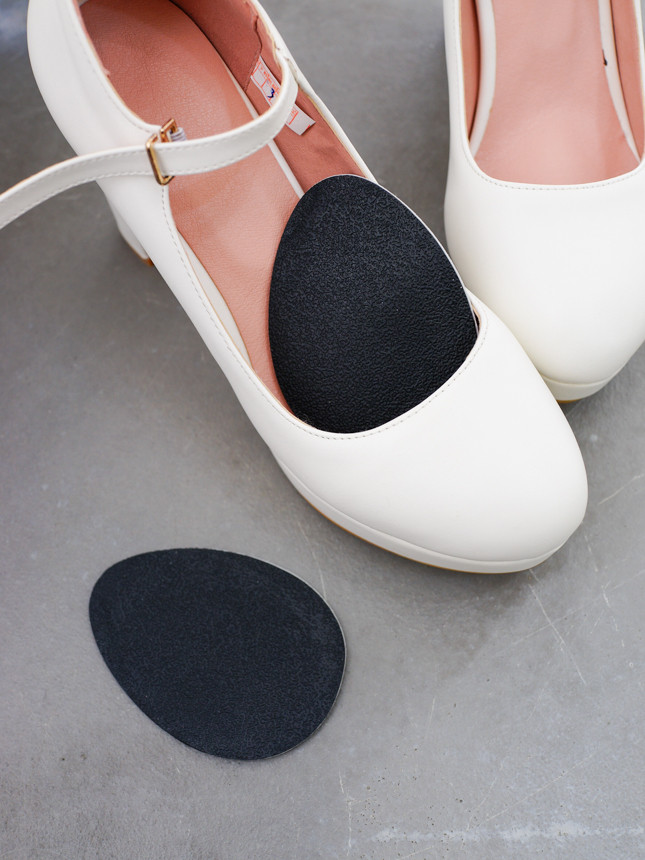 NEW LADIES SOCKS Anti-Slip Sole Pad Shoe Bottom We