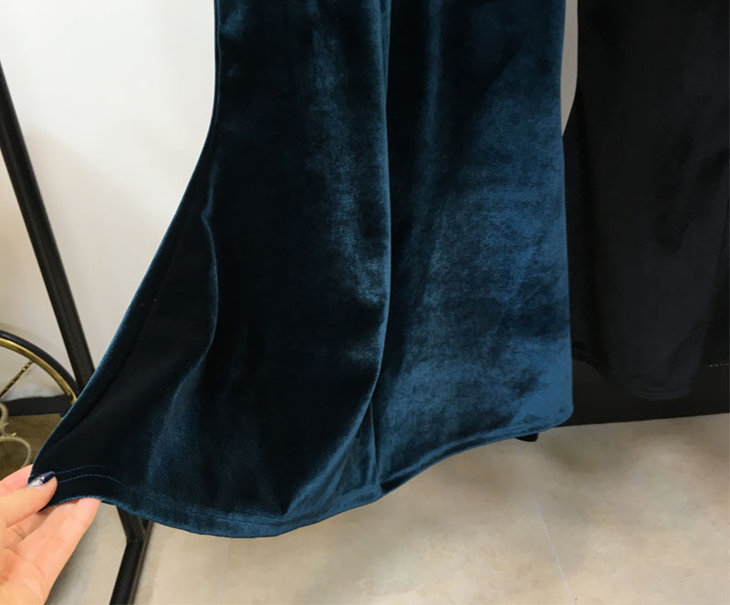 Velvet Mermaid Long Skirt Skirt Formal Style Uniqu
