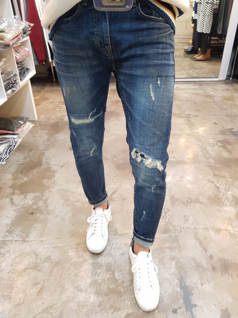Korea Jeans Pants Distroid Lining Damper 5111 Male