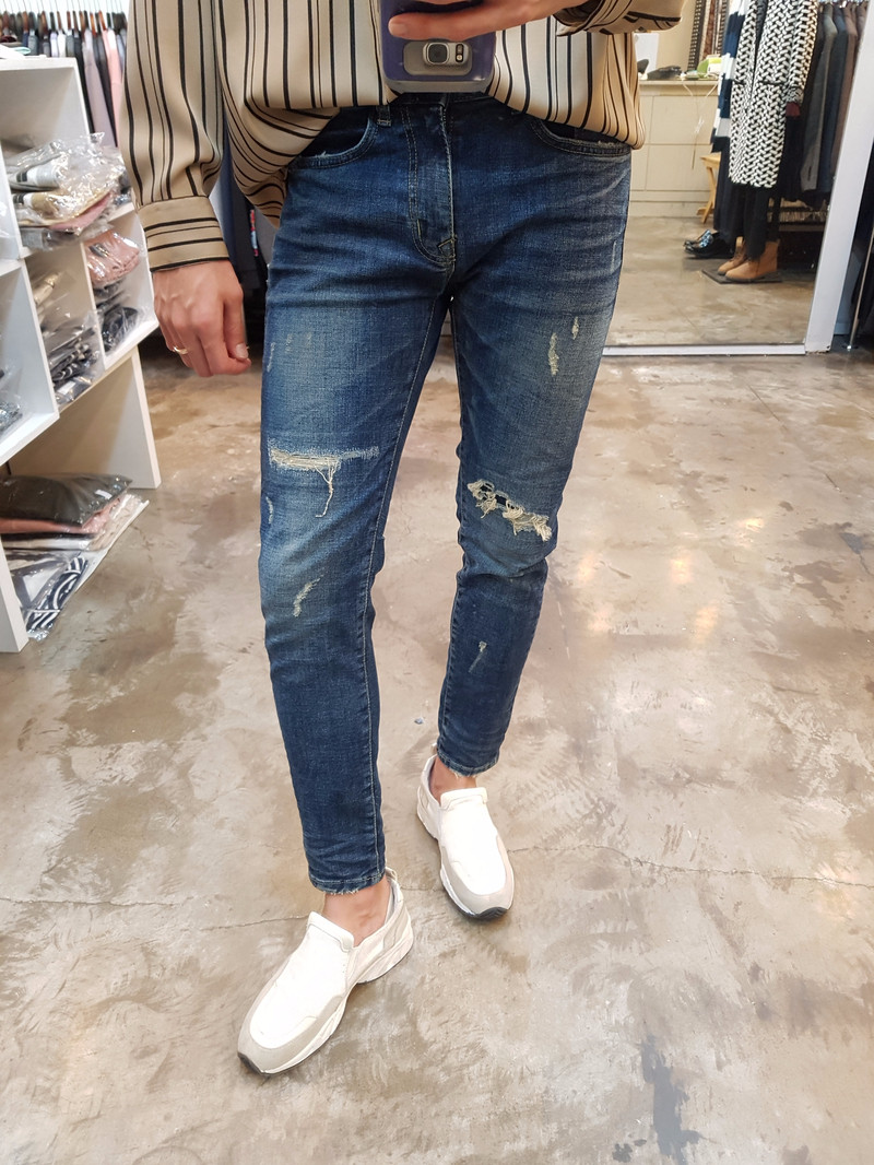 Korea Jeans Pants Distroid Lining Damper 5111 Male