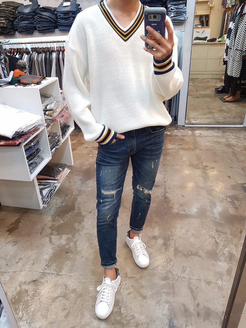 Korea Jeans Pants Distroid Lining Damper 5111 Male
