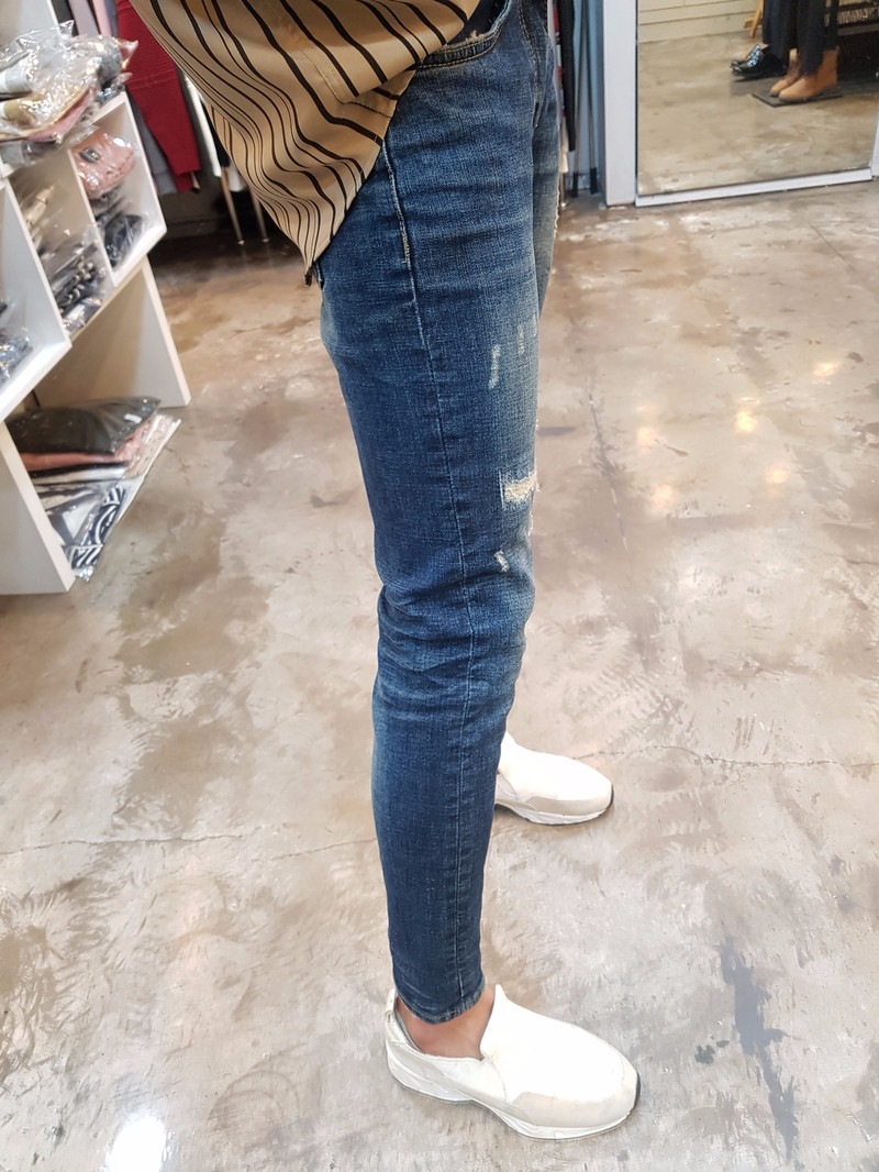 Korea Jeans Pants Distroid Lining Damper 5111 Male