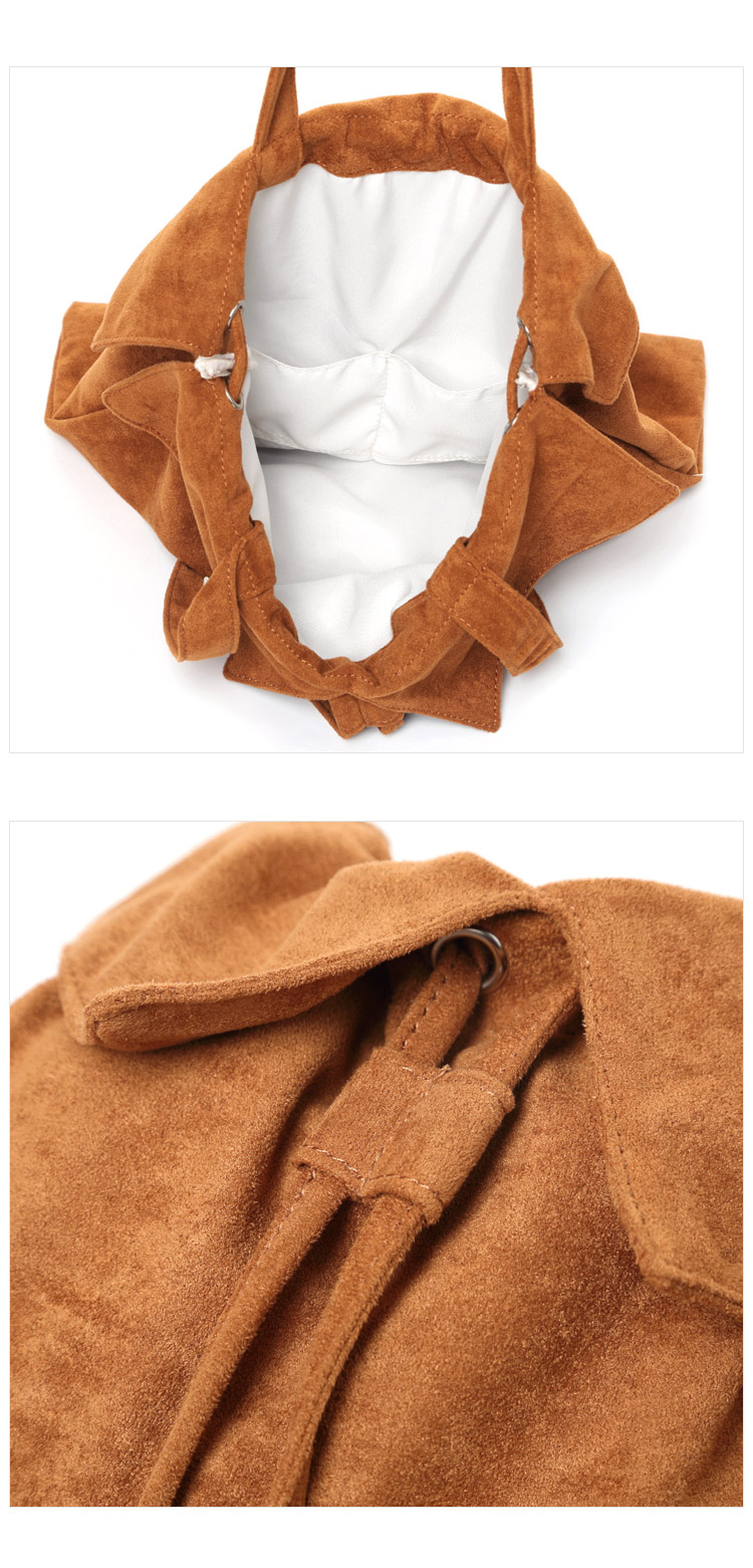 TOTE ECO SHOPPING TRAVEL Suede embroidered eco-bac