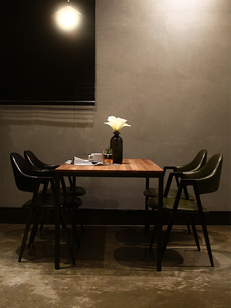 국민 4인용 원목 식탁세트 1200+의자4개  카페 식당 업소용 CL012